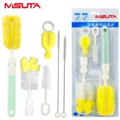 吸管 波咯咯宝宝奶瓶刷海绵奶嘴刷洗奶瓶刷子婴儿奶瓶清洁刷套装