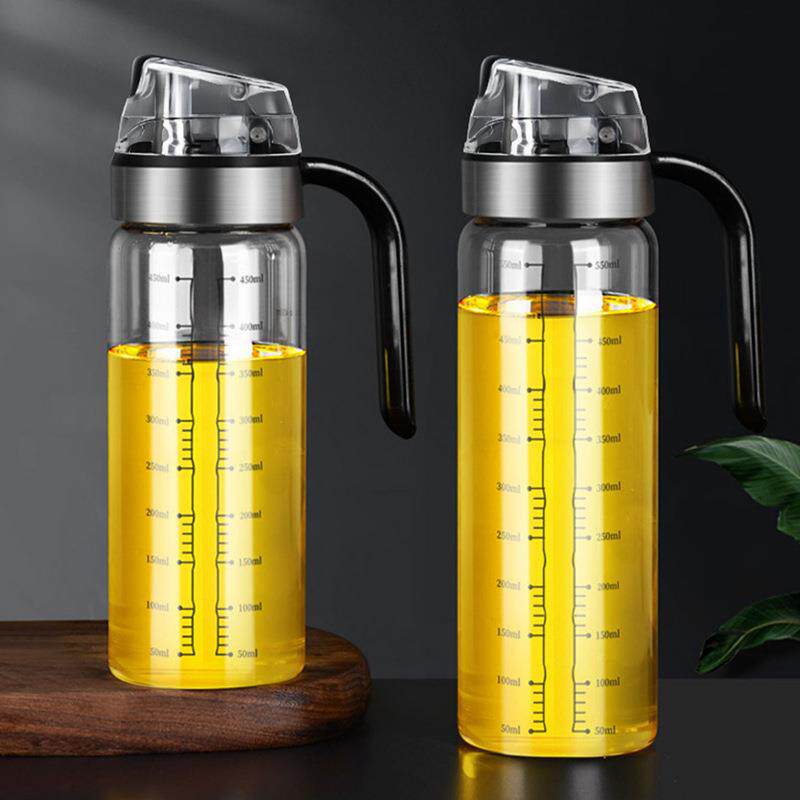 家用自开合油壶 塑料盖子玻璃油壶配件盖子自动开合盖 耐热玻璃瓶