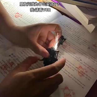 高品质无聊解闷打火石枪式减压小神器砂轮磨火花EDC解压指尖齿轮