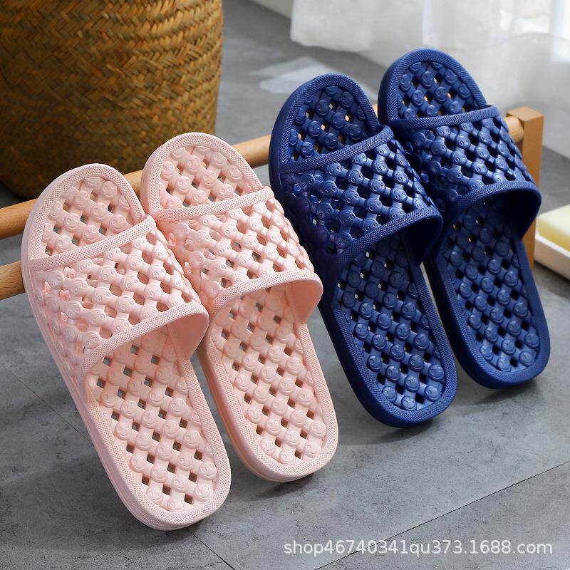 浴室漏水拖鞋女鞋底有洞的拖鞋沐浴男防滑洗澡不积水带孔澡堂拖鞋