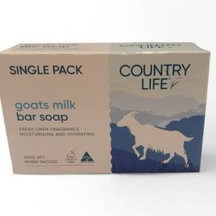 澳洲原装进口乡间生活纯羊奶皂新包装原味清洁温和全家适合热销