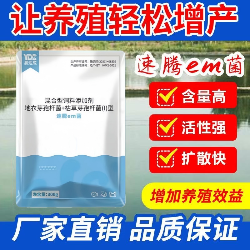 速腾em菌分解酶水产养殖蓝藻克星降氨氮亚盐em菌种原种蓝藻速灭