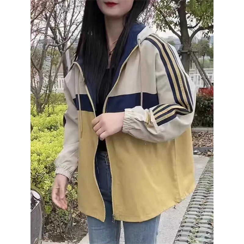棒球服外套女春秋2026新款韩版宽松短款时尚工装BF明星同款夹克潮