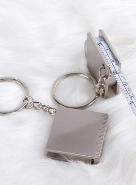 Stnless Steel 023Tape Measure Keychn 金属卷尺钥匙扣便携实用
