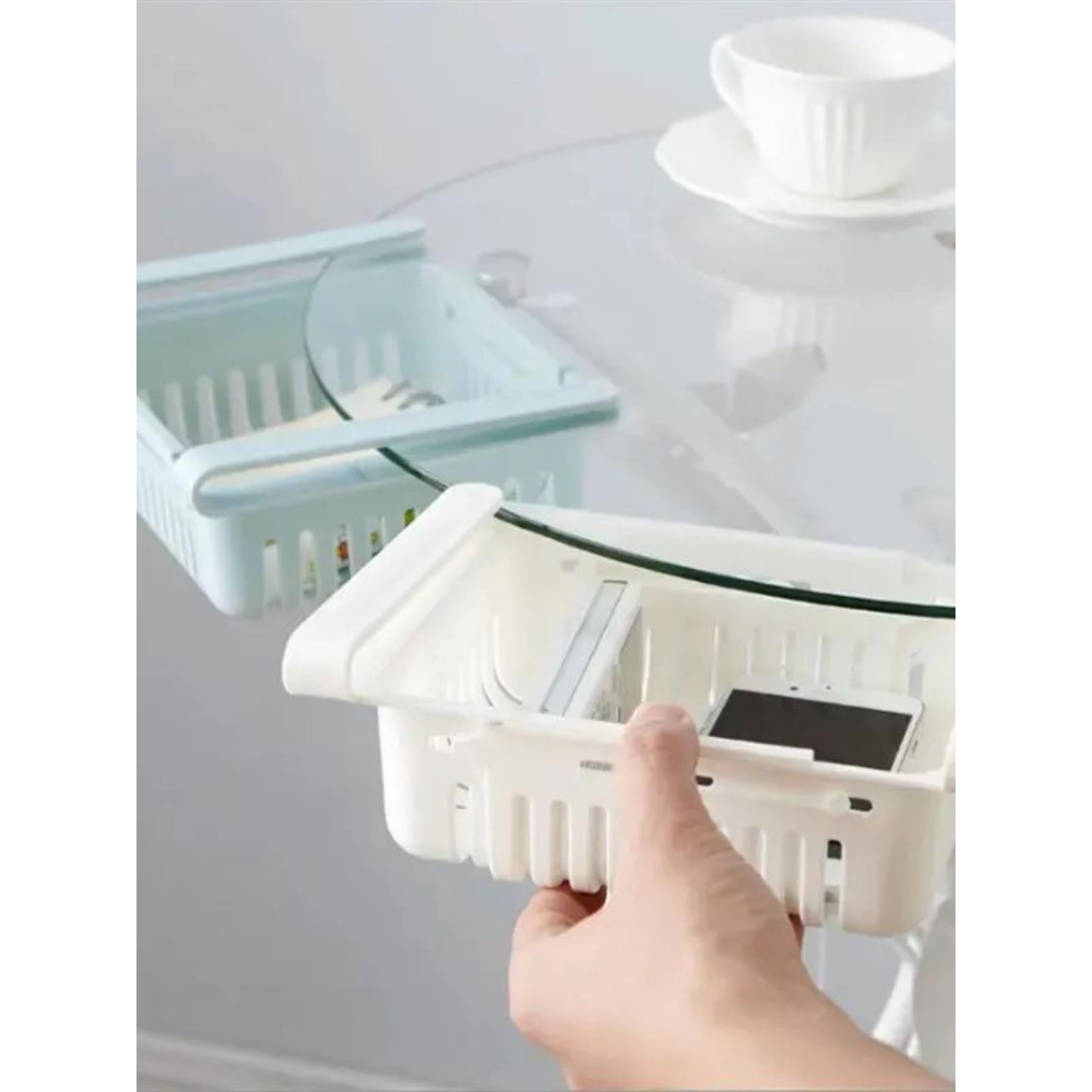 1Pc Refrigerator Storage Basket Flexible Expandable Fridge