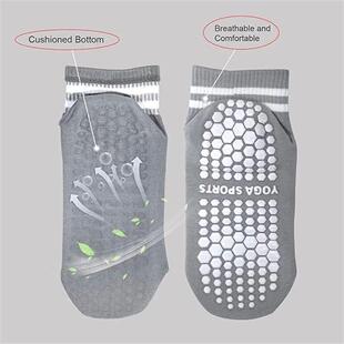 Grip Socks for Women, Non Slip Pilates Ya Socks with Doubl