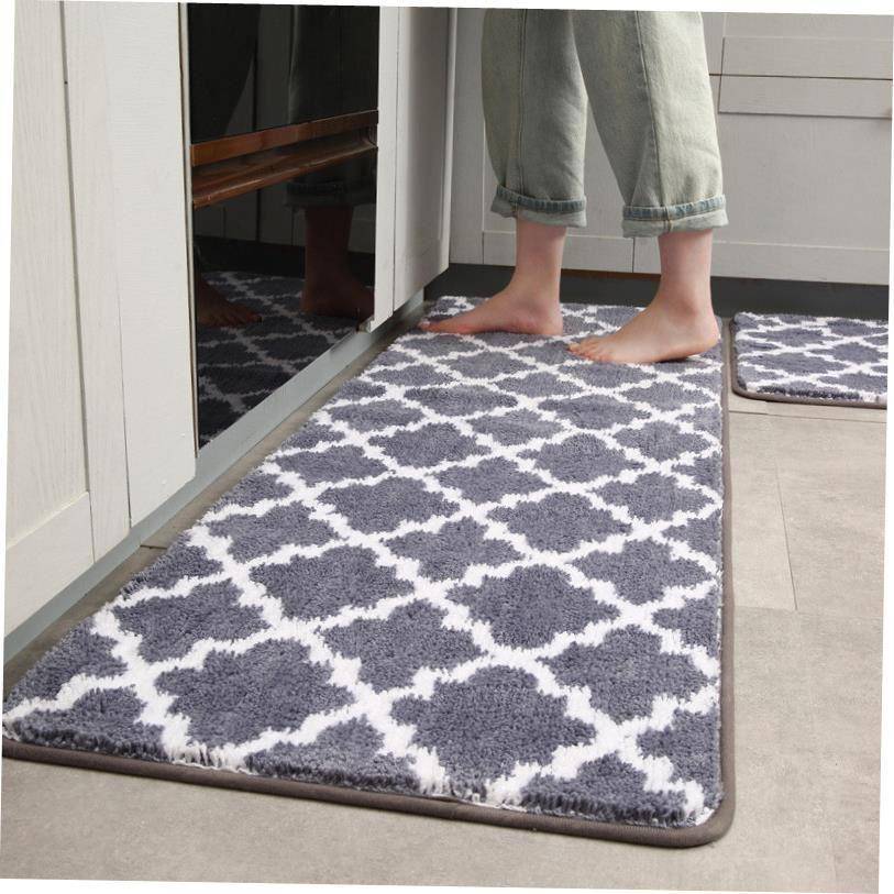 New Nordic stylelong strip kitchH51697en floor mat bathroom