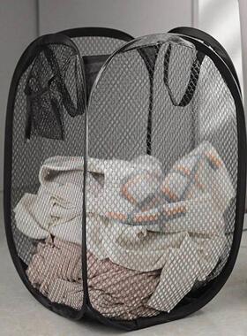 Folding Dirty Laundry Sorting Basket Washing Frame Bathroom