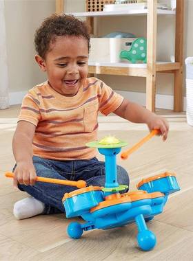 KdBeats Drum Set Toddlers 1-3 Muscal Baby Toys Montessor