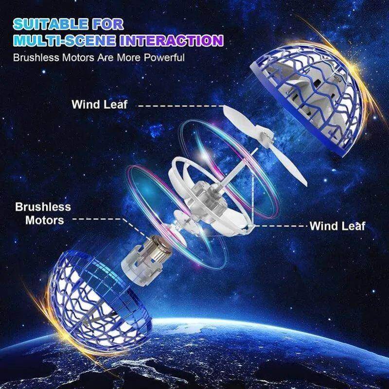 Flying all, oomerang Fly Or Magic with LED Lights, Drone