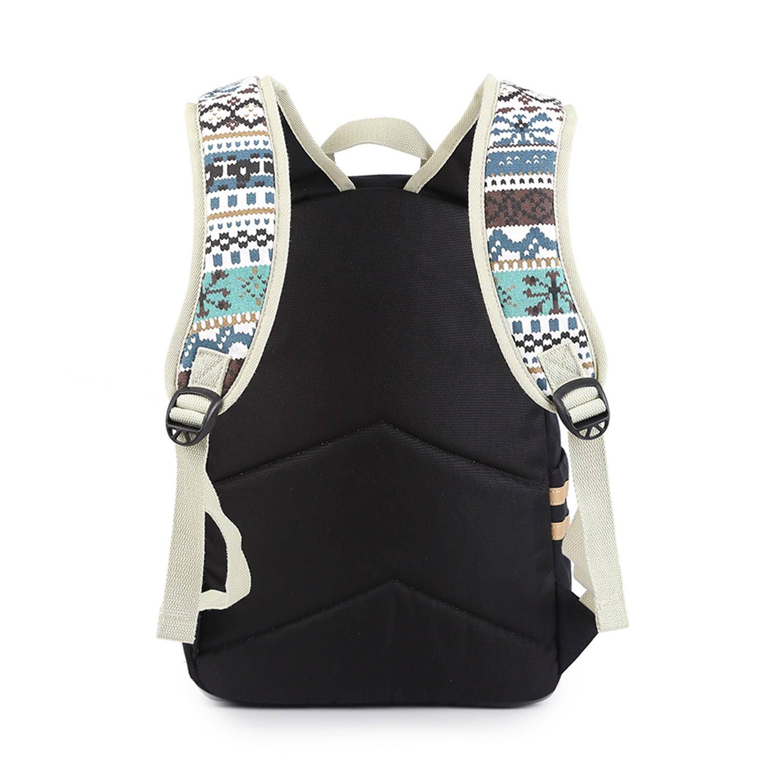 men women canvas school bags travel laptop bag sets backpack