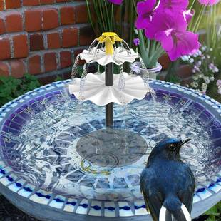 WMHJater Decor Pump Garden DIY Fountain Solar