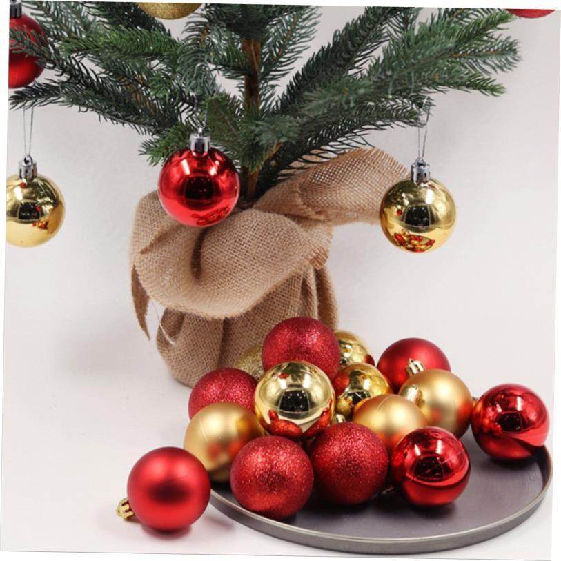 24pcs Christmas Tree Decor Ball Bauble Party Hanging