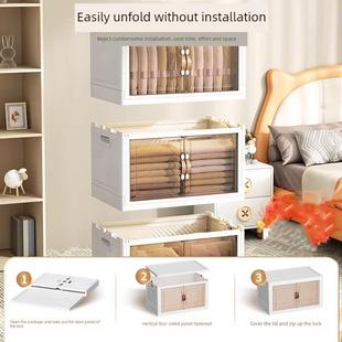 storage box and folding layers plastic multiple White with