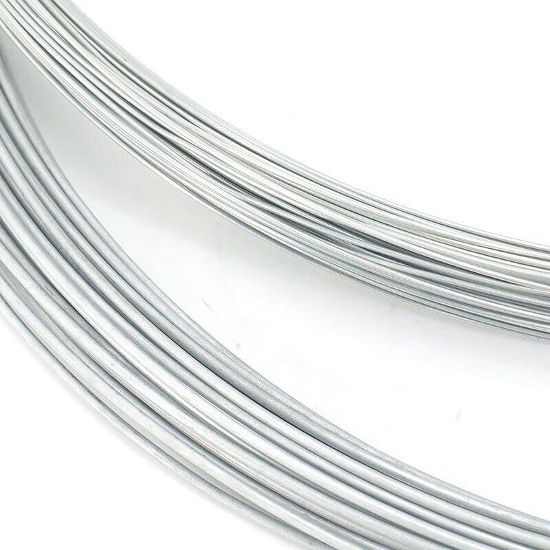 冰禹 电镀锌防锈铁丝 工地工业镀锌铁丝扎丝 20号粗0.9mm【5kg