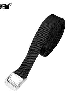安赛瑞2A00394锌合金压扣绑带2.5cm3m黑色(单位根)2A00394
