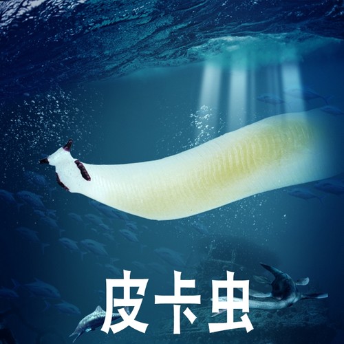林畅模玩皮卡虫模型史前海洋生物