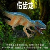 林畅模玩白垩纪恐龙玩具伤齿龙模型儿童仿真史前动物男孩认知摆件