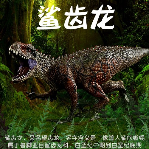 林畅模玩鲨齿龙模型仿真恐龙玩具