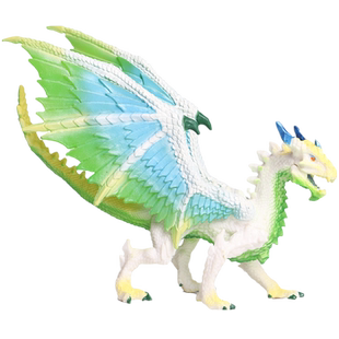 林畅模玩动物模型远古冰龙飞龙魔龙喷火神兽史前巨兽儿童仿真玩具