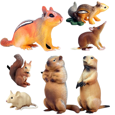 林畅模玩儿童玩具套装仿真动物