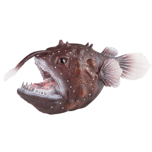 林畅模玩儿童海洋动物玩具深海鮟鱇鱼模型灯笼鱼仿真鱼类海底生物