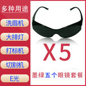脱毛仪护目镜大排灯防护遮光专用墨镜光子嫩肤防光眼罩眼镜护目镜