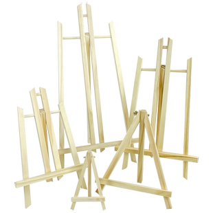 画架展示架桌面迷你小画架木制折叠三角梯形展示架儿童画画作品放置架美术生专用画框相框展示架