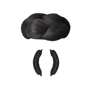 汉服假发包全发丝宋制全盘发髻古风明制襦裙麻花发包墨雨云间同款