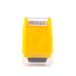 保密印章滚轮式乱码印章快递涂码笔面单地址隐私笔个人信息防泄密消除涂抹保护神器盖字棒文件涂鸦遮盖