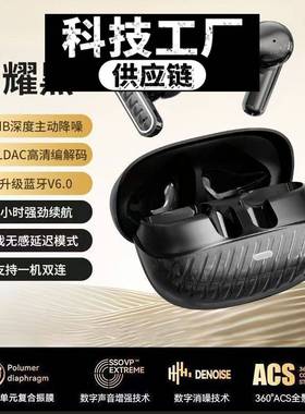 瑞禾科技新款无线耳机降噪高音质高颜值长续航式通用新款科技运动