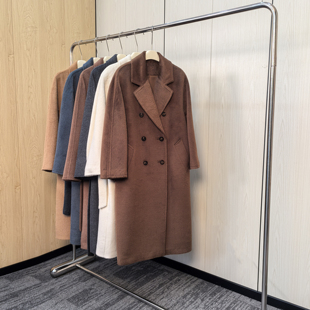 尔东羊绒秋款顶奢纯皇室婴驼绒女中长款保暖线下实体店直发