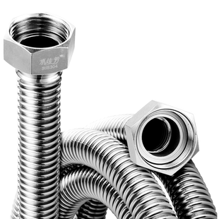 水传芳1寸波纹管304不锈钢热水器进水管管道加厚冷热金属软管dn25