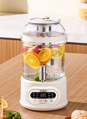CUKO养生桶 水龙头养生壶分体式吨吨桶聚嗨桶 家庭3L大容量花茶桶