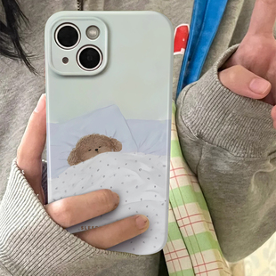 治愈睡觉猫咪适用小米14手机壳红米turbo3菲林note131211tpro可爱k70卡通k60k50至尊版 k40s全包k30pro情侣潮