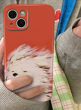吹风小狗可爱适用iPhone1615pro手机壳华为pura70小米畅享70软vivoS19可爱iqooneo9荣耀60苹果14opporeno12潮