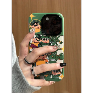 TTON数码 双层苹果16二合一手机壳iPhone15菲林14promax机甲13蜡笔小新1211华为荣耀小米vivo红米一加oppo创意