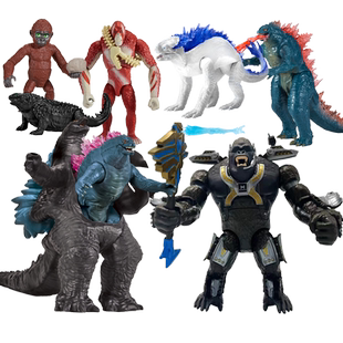 彩星哥斯拉大战金刚2电影版大号手办怪兽玩具2024年声光模型巨型