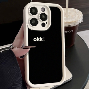 纯色简约okk适用苹果15Pr