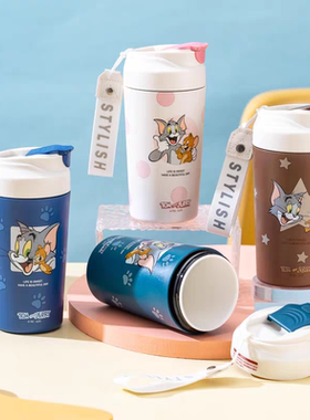 cup mystery猫和老鼠联名咖啡水杯子保温内胆高颜值生日礼物卡通