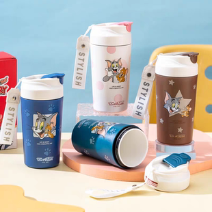 cup mystery猫和老鼠联名咖啡水杯子保温陶瓷内胆高颜值生日礼物