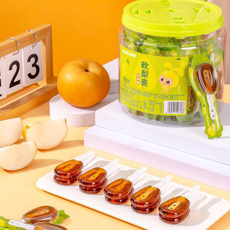 秋梨膏软棒糖Q弹软糯儿童零食高颜值独立包装糖果网红休闲食品
