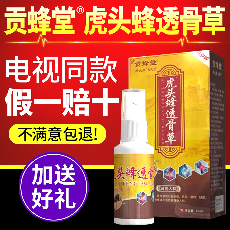 电视同款贡蜂堂虎头蜂透骨草