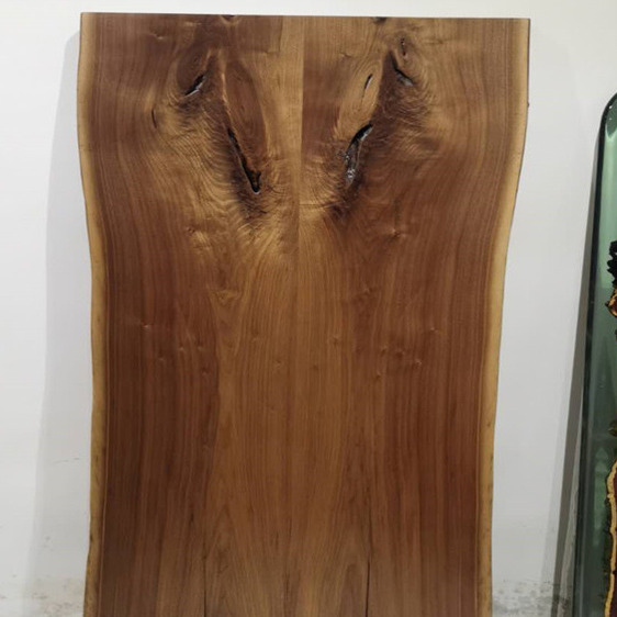 美国黑胡桃实木台面桌面工艺木制实木料 订制吧台长桌 工艺木制料