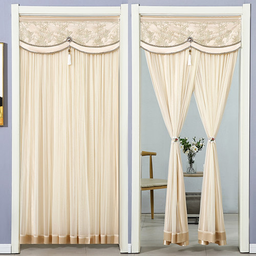 门帘隔断帘家用免打孔防蚊帘新款