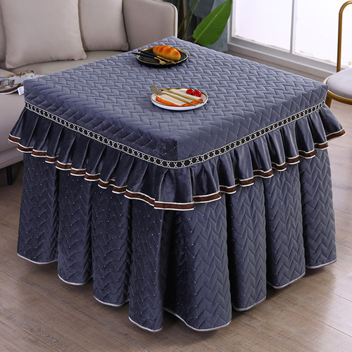 烤火桌子罩套正方形新款麻将机罩