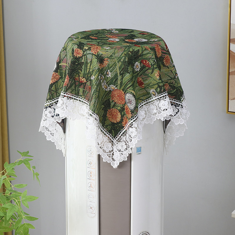 空调防尘罩圆柱形立式柜机客厅空调盖布床头柜盖巾开机不取空调罩