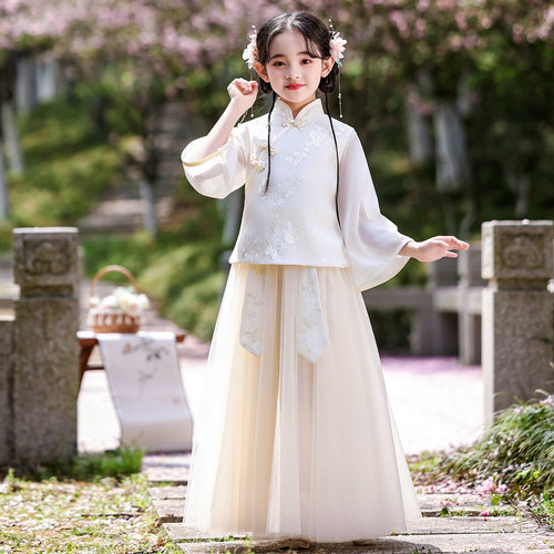 女童汉服公主裙2026新款古风超仙