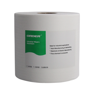 工业用清洁无尘擦拭纸擦油纸除尘纸吸油吸水无纺布白色大卷500片