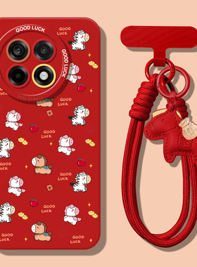 可爱小马适用一加ace6手机壳全包镜头ace5pro新年ace3液态硅胶13t红色ace2pro高级感12挂绳15本命年oneplus软